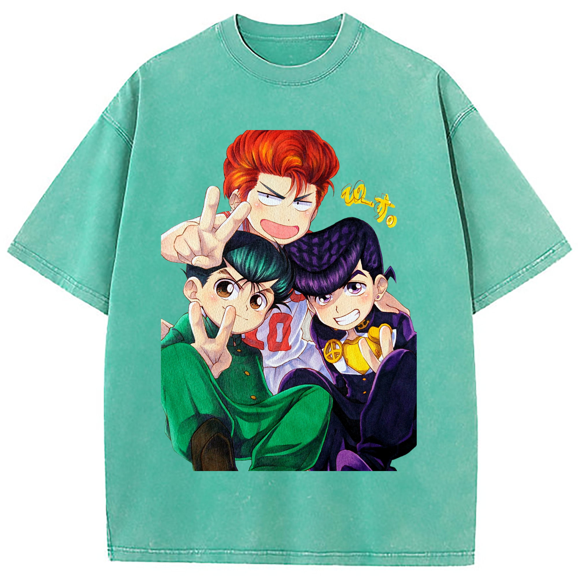 （画像用） SLAM DUNK／スラムダンク 綿100% ヴィンテージ風 半袖Tシャツ（フロントプリント）